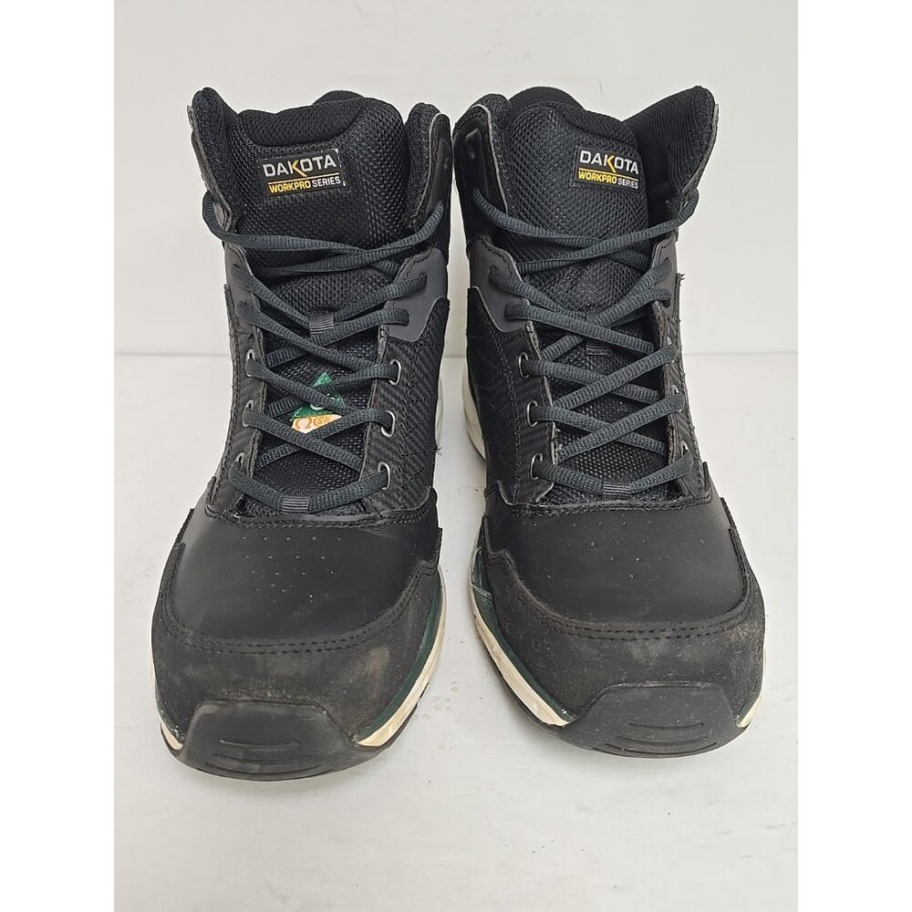 Dakota Men's 3617 Mid-Cut Quad Lite Steel Toe Steel Plate Shoes Black Size 11M - Picture 6 of 10